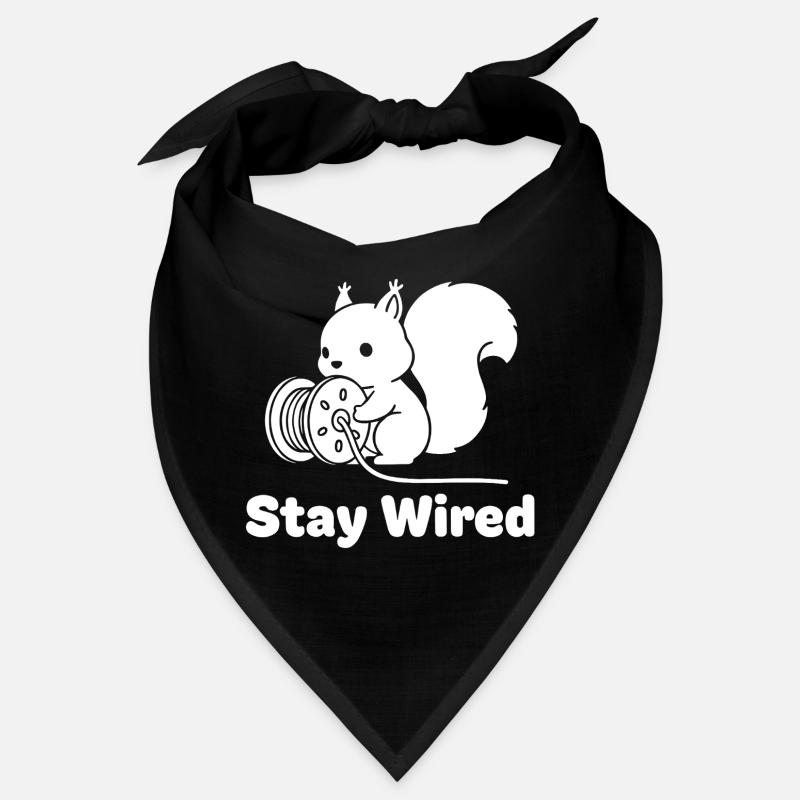 Stay Wired Squirrel Bandana