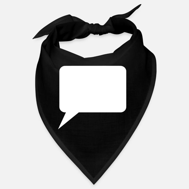 Personalize your own speech bubble comic Bandana