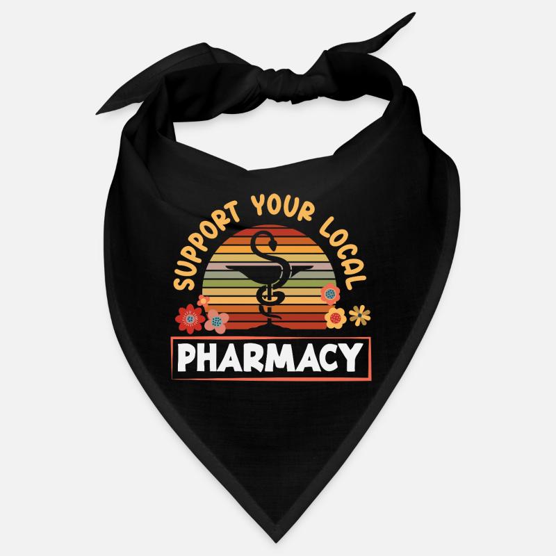 Retro support for your local pharmacy Bandana