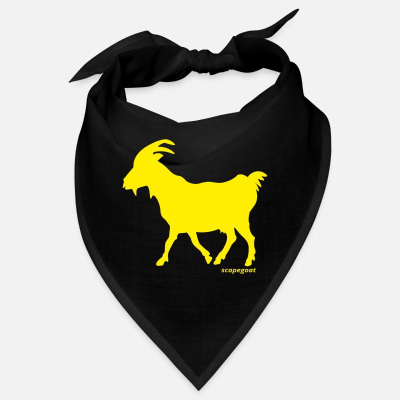 Ziege GOAT Sündenbock gelb Bandana