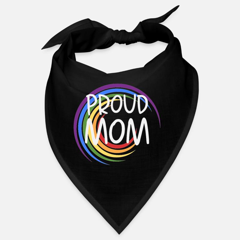 Proud Mom Rainbow Bandana
