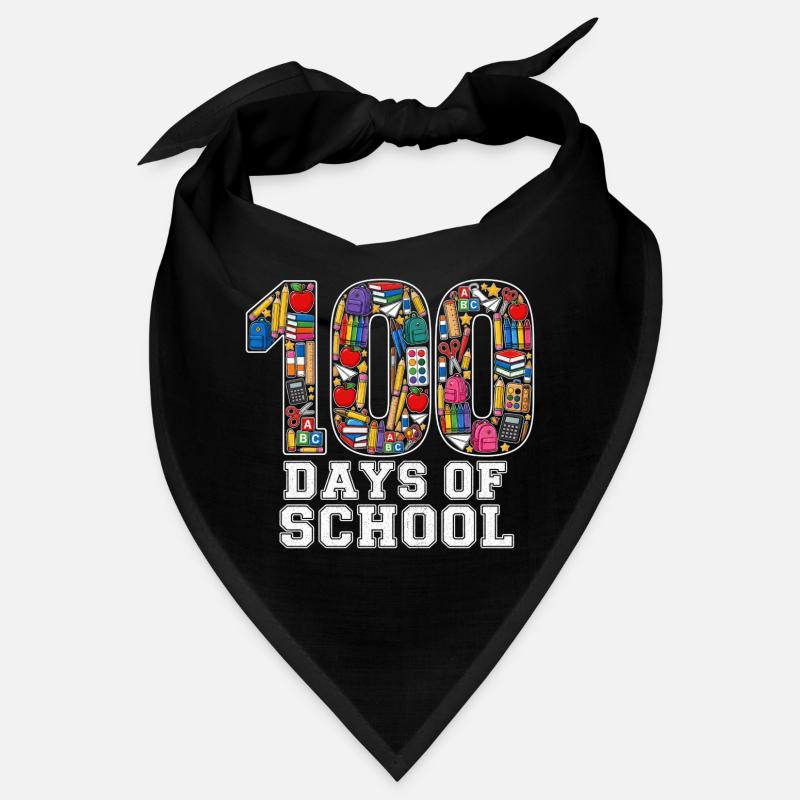 100 Days Classroom School Supplies Student Pride Bandana