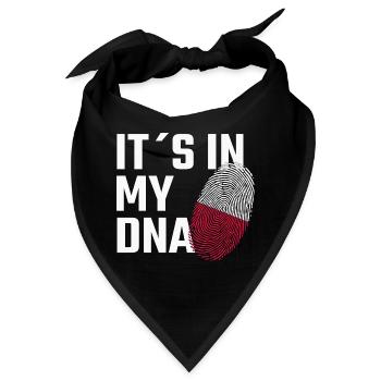 IT’S IN MY DNA – Polen Humor - Bandana - Schwarz - Vorne