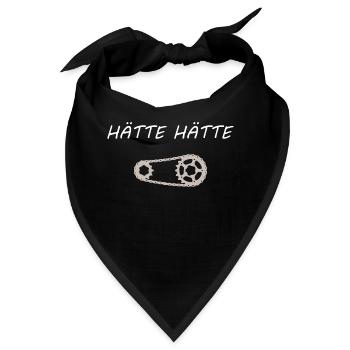 Hätte Hätte fahrradkette - Bandana - Schwarz - Vorne