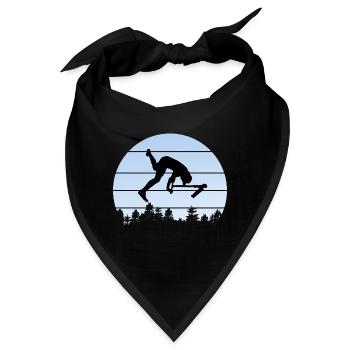 Freestyle-Roller - Bandana - Schwarz - Vorne