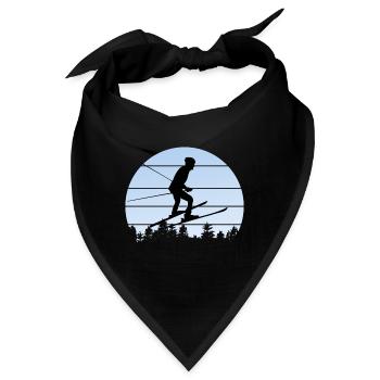 ski ski - Bandana - Schwarz - Vorne