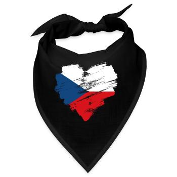 Tschechische Republik - Bandana - Schwarz - Vorne