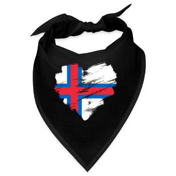 Färöer Inseln - Bandana - Schwarz - Vorne