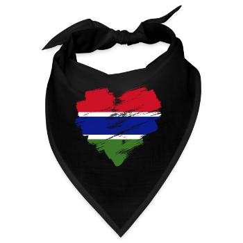 Gambia - Bandana - Schwarz - Vorne