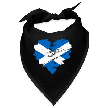 Schottland - Bandana - Schwarz - Vorne