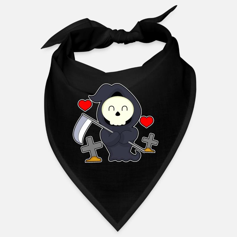 Grim Reaper Halloween Grave Bandana