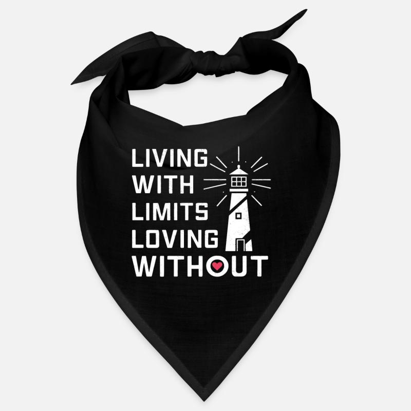Vivre avec des limites, Aimer sans - Bandana - noir
