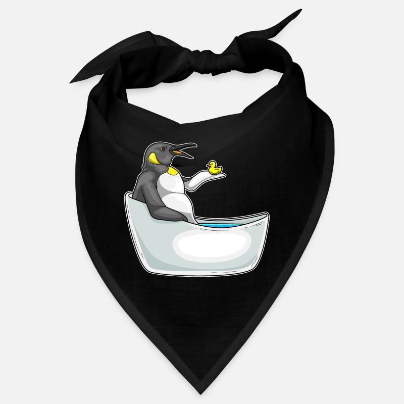 Pingouin Baignoire Canard Bandana
