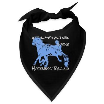 Traber trabrennen - Bandana - Schwarz - Vorne