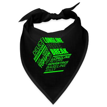 Tennis Glossar von Advantage bis Return - Bandana - Schwarz - Vorne
