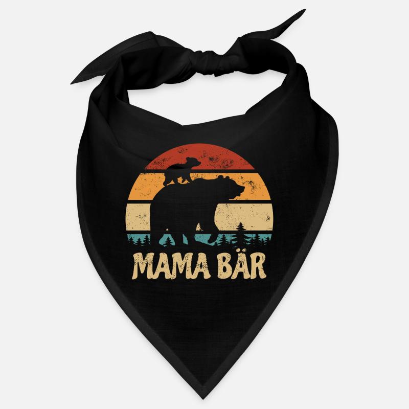 Mama Bär - Muttertag - Vintage Geschenk Bandana