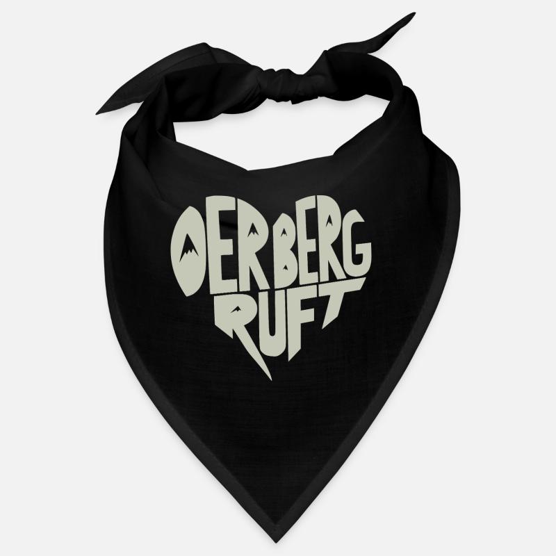 Der Berg ruft Herzdesign Bandana
