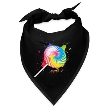 Lollipop - Bandana - Schwarz - Vorne