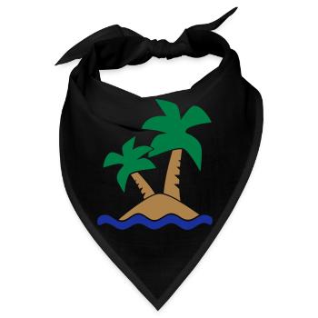 6061912 118948241 Insel - Bandana - Schwarz - Vorne