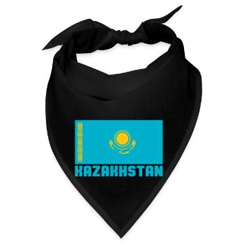 Kasachstan - Bandana - Schwarz - Vorne