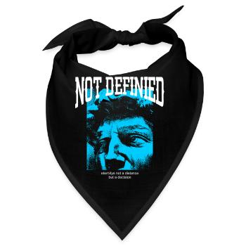 No Definied - Bandana - Schwarz - Vorne
