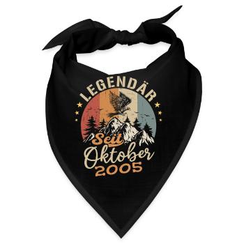 Legendär seit Oktober 2005 - 2005 - Bandana - Schwarz - Vorne