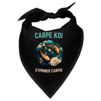 Koi-Karpfen - Bandana - Schwarz - Vorne