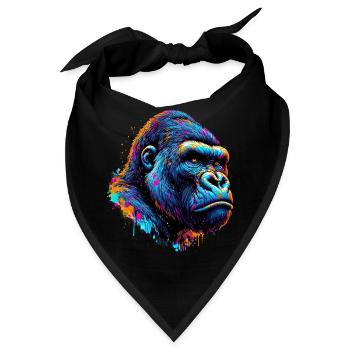 Gorilla - Bandana - Schwarz - Vorne