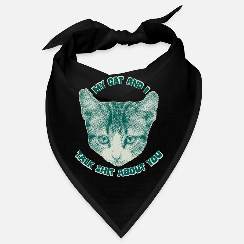 Sassy Cat Talk – Funny Cat Theme Bandana