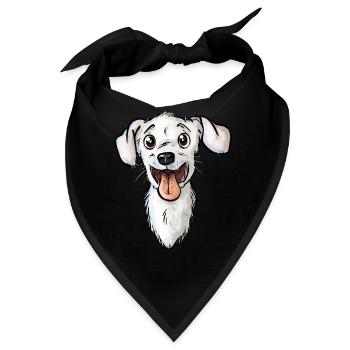 Jack Russell - Bandana - Schwarz - Vorne