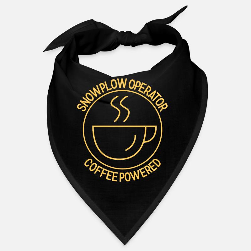 Snowplow Operator Coffee Powered Snow Plow Driver Bandana