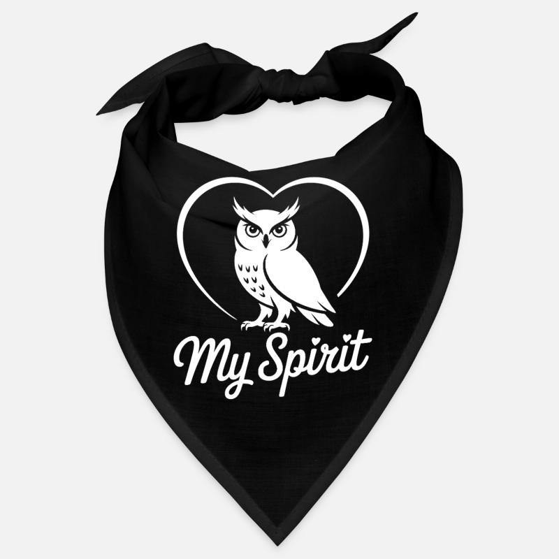 Eule mit Herz Bandana