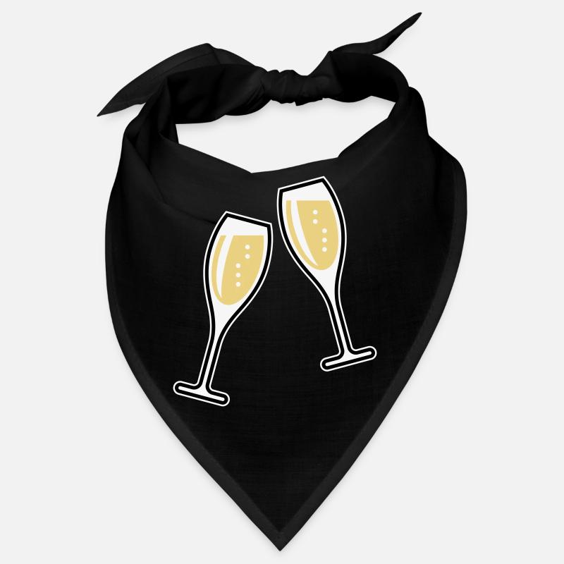 2 Sektgläser (Sekt / Oval / Zu / 3C) Bandana