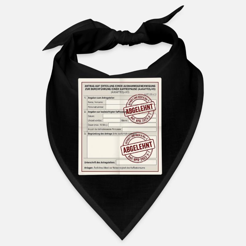 Antrag auf Kaffeepause Bandana