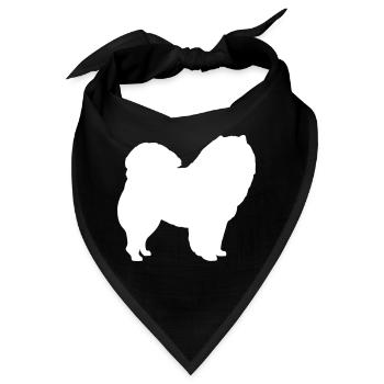 Chow Chow - Bandana - Schwarz - Vorne