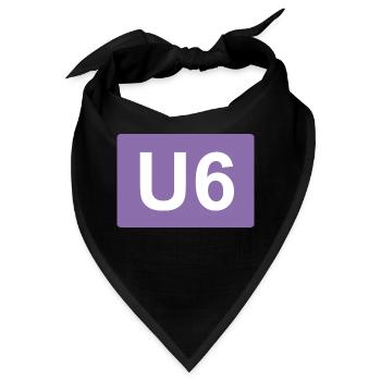 Berlin U-Bahn U6 - Bandana - Schwarz - Vorne