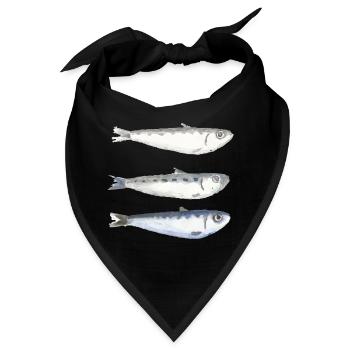 Sardine - Bandana - Schwarz - Vorne