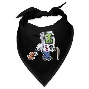 Retrogaming Lustige Videospiele Tragbarer Humor Gamer - Bandana - Schwarz - Vorne