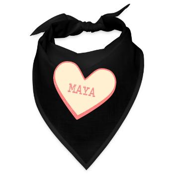 Maya - Bandana - Schwarz - Vorne