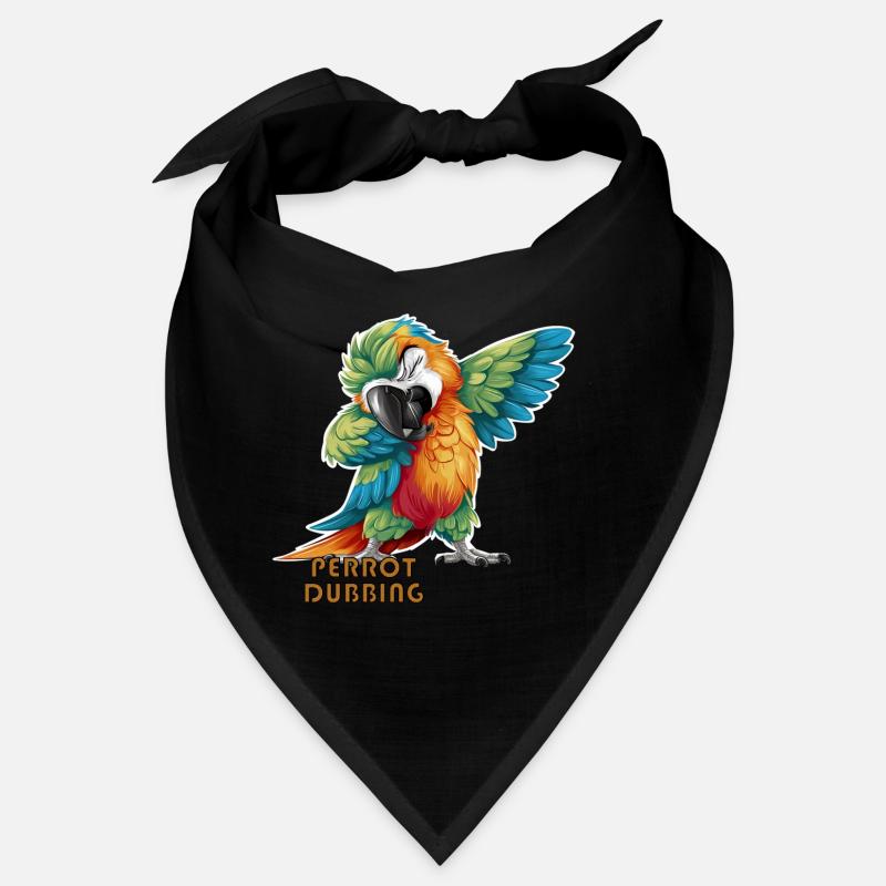 Perrot dubbing Éclats Plumés Le Perroquet tropical - Bandana - noir