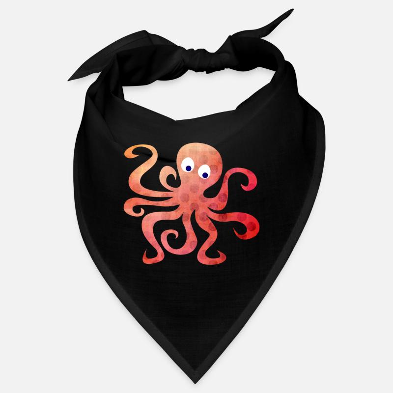 Octopus Dots Squid Tentacle Comic Bandana