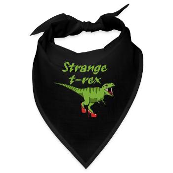 Seltsamer Tyrannosaurus Rex - Bandana - Schwarz - Vorne