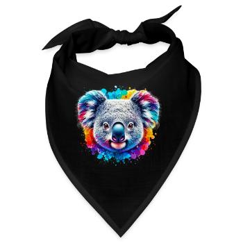 Koala - Bandana - Schwarz - Vorne