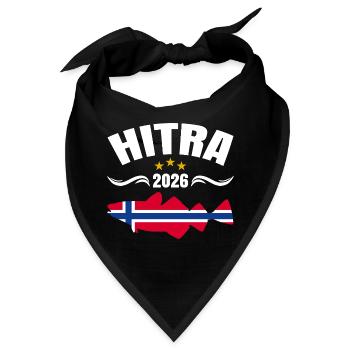 Hitra Angeltour 2026 - Bandana - Schwarz - Vorne