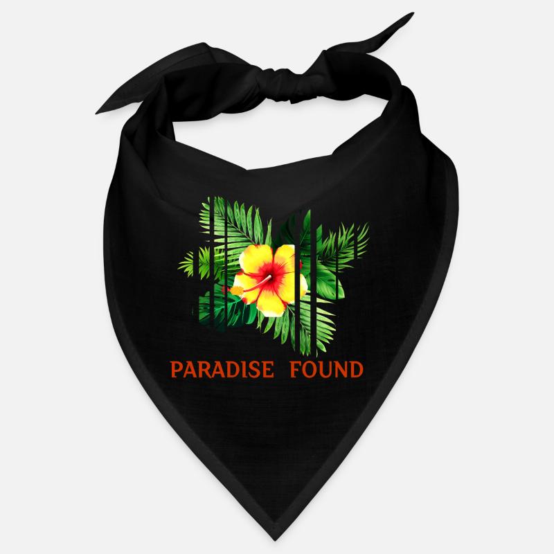 Tropical Hibiscus Paradise Found Bandana
