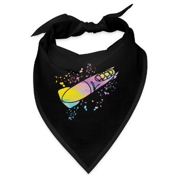 Bob Team Anschieber Bob - Bandana - Schwarz - Vorne