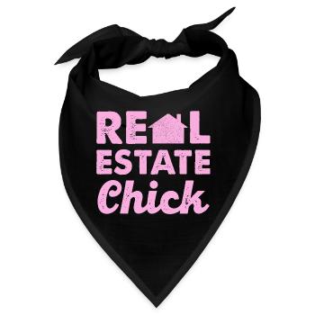 Real Estate Chic - Bandana - Schwarz - Vorne