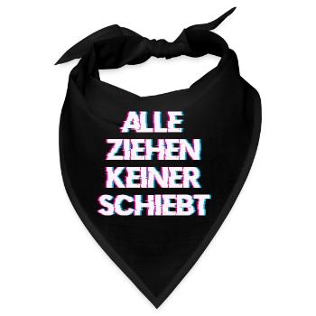 Hardtekk Tekk - Bandana - Schwarz - Vorne