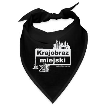 Stadtbild - polnisch - ready when you are - Bandana - Schwarz - Vorne