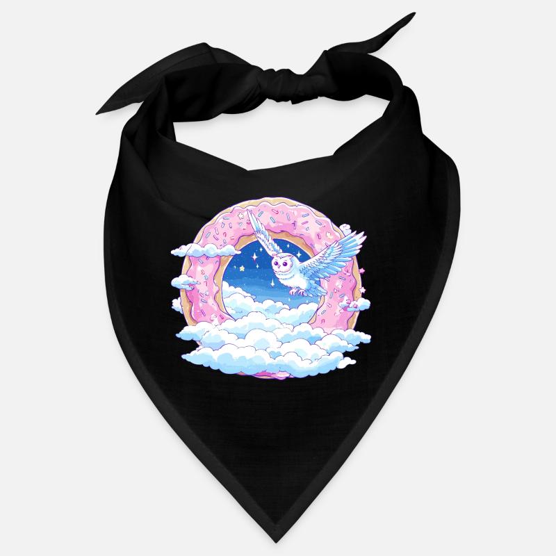 Donut Sky Owl Flight Bandana